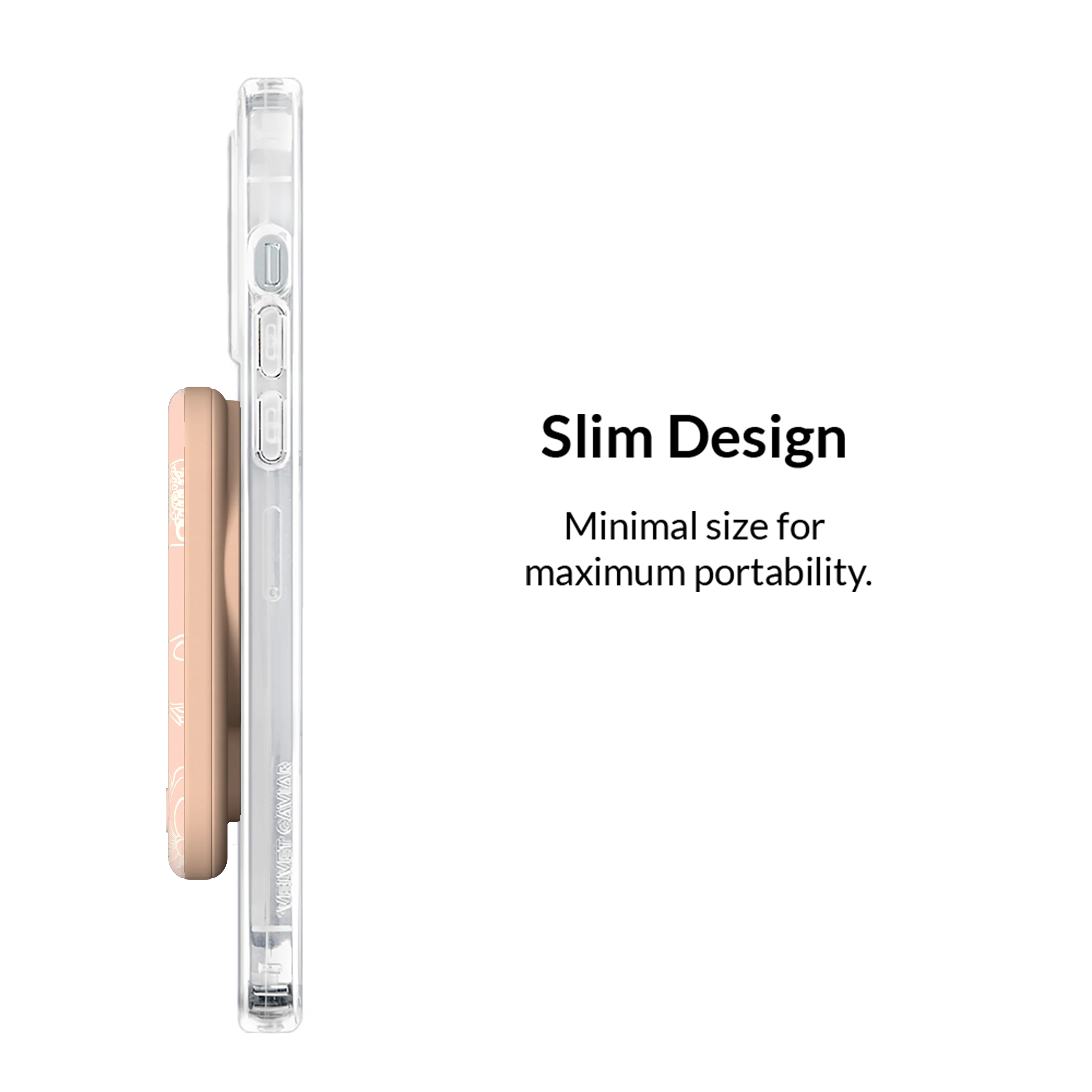 Peach Blossom MagSafe Battery Power Pack - Image 5