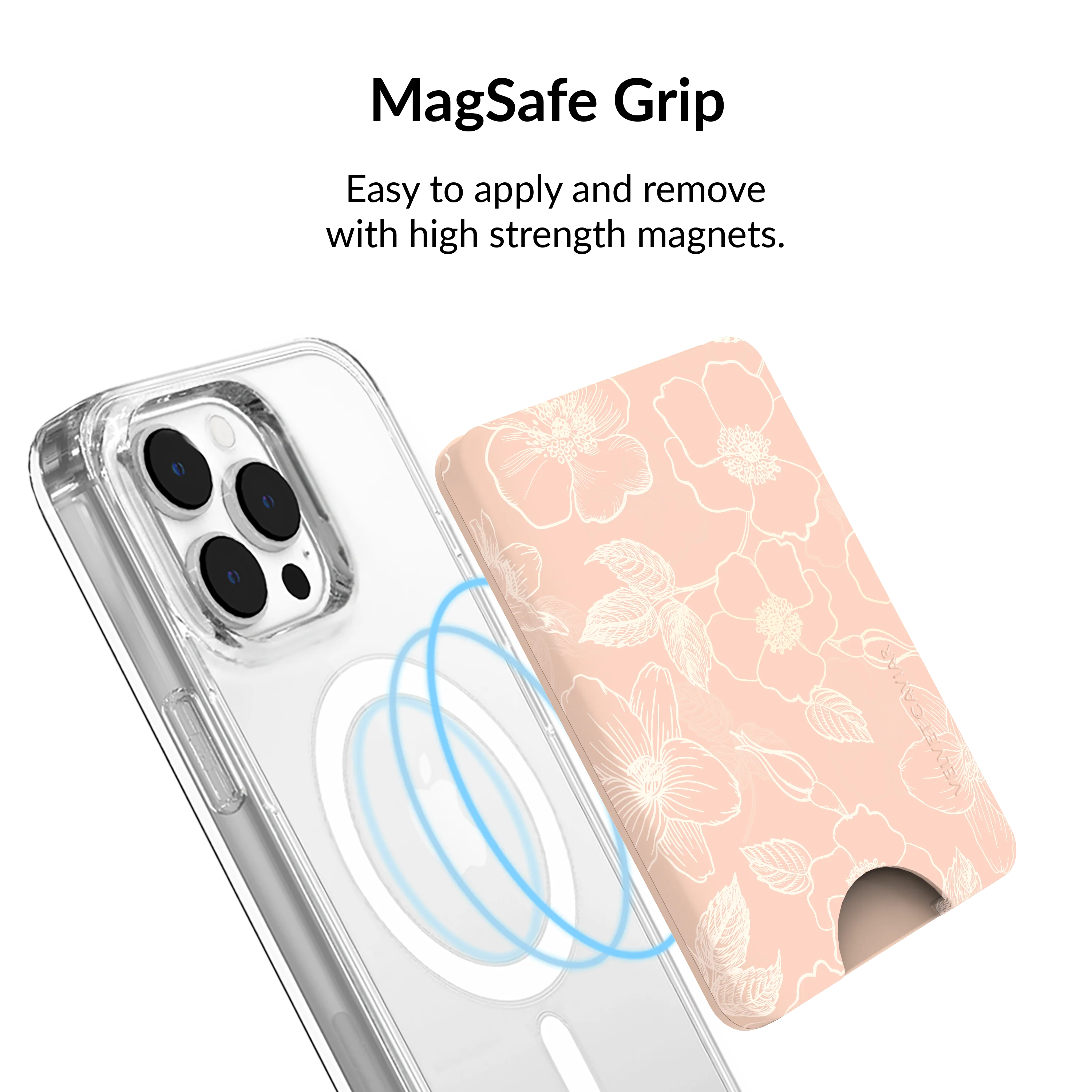 Peach Blossom Magsafe Wallet - Image 4