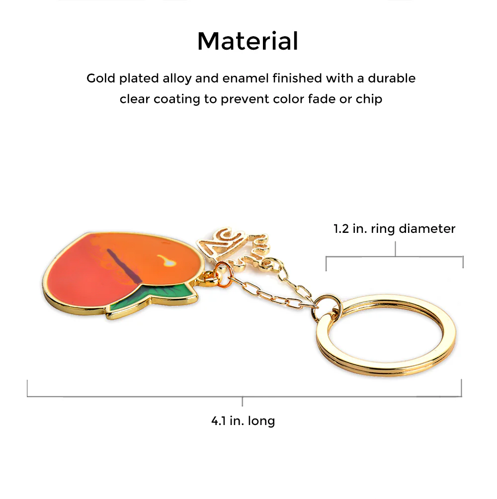 Peach Keychain - Image 4