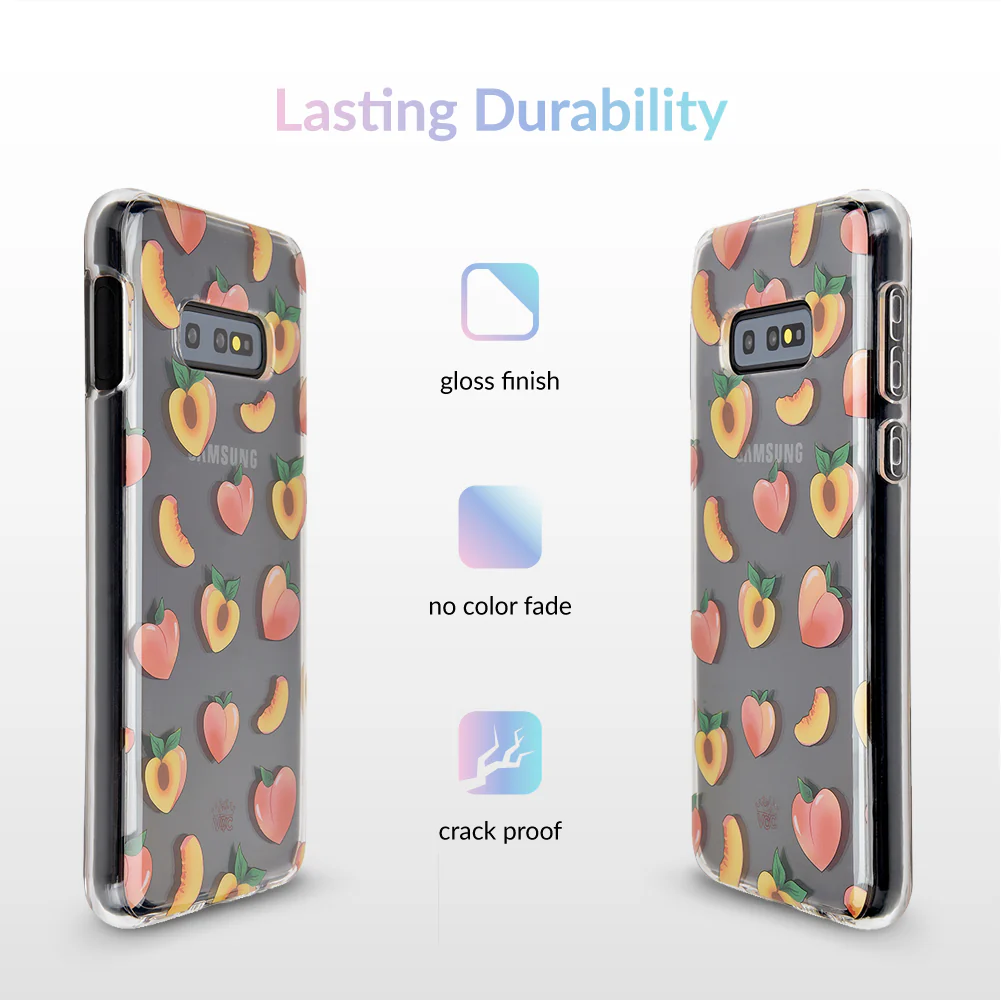 Just Peachy Samsung Clear Case - Image 34