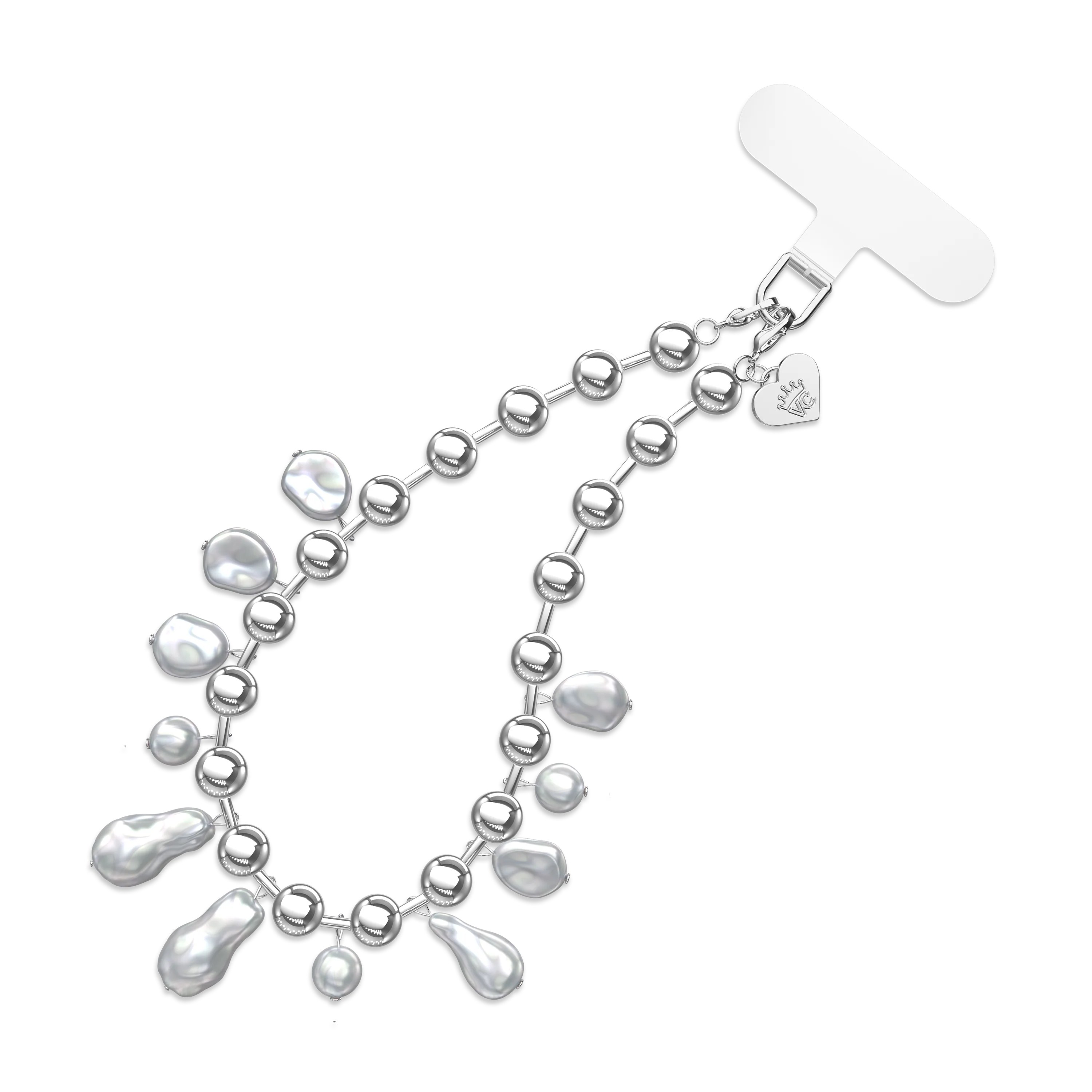 Pearl Drip Chain Phone Charm - Image 4