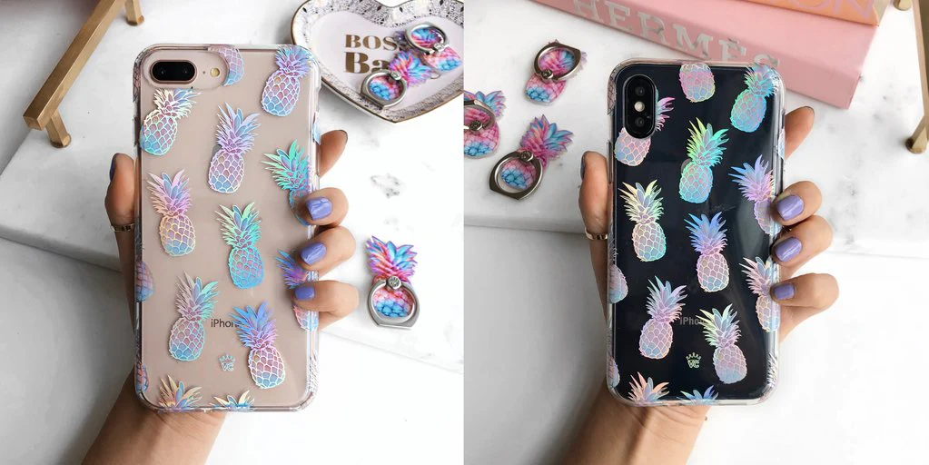 Pineapple Holo iPhone Case - Image 123