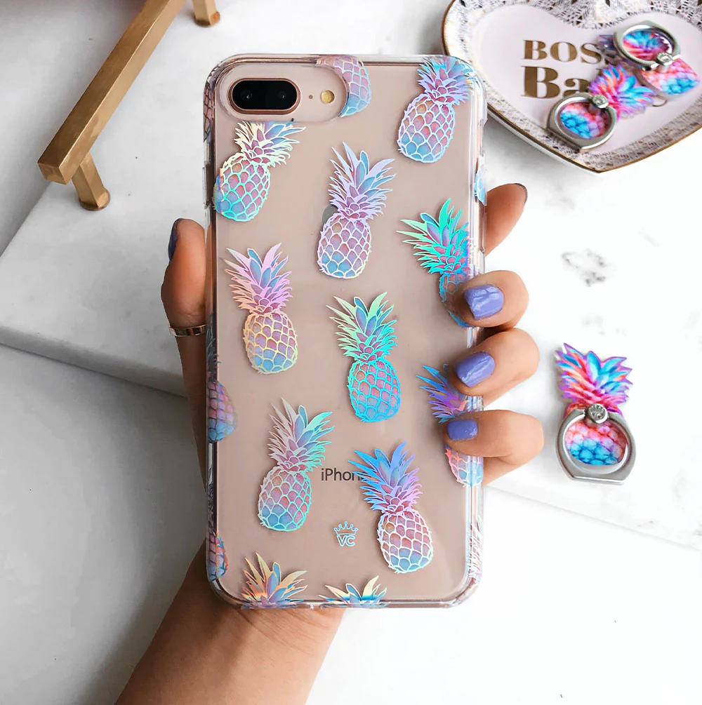 Pineapple Holo iPhone Case - Image 30