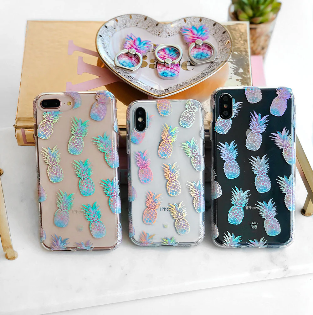 Pineapple Holo iPhone Case - Image 35