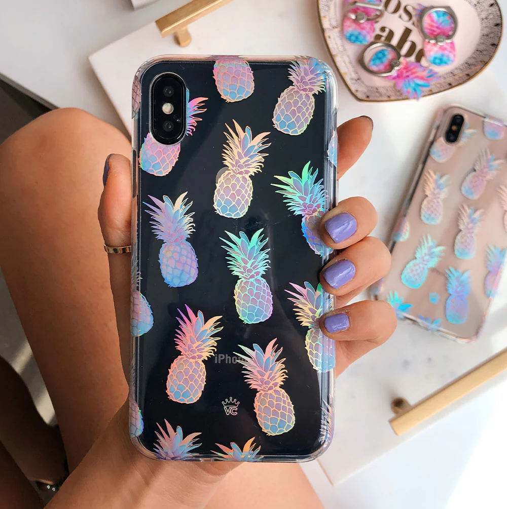 Pineapple Holo iPhone Case - Image 44