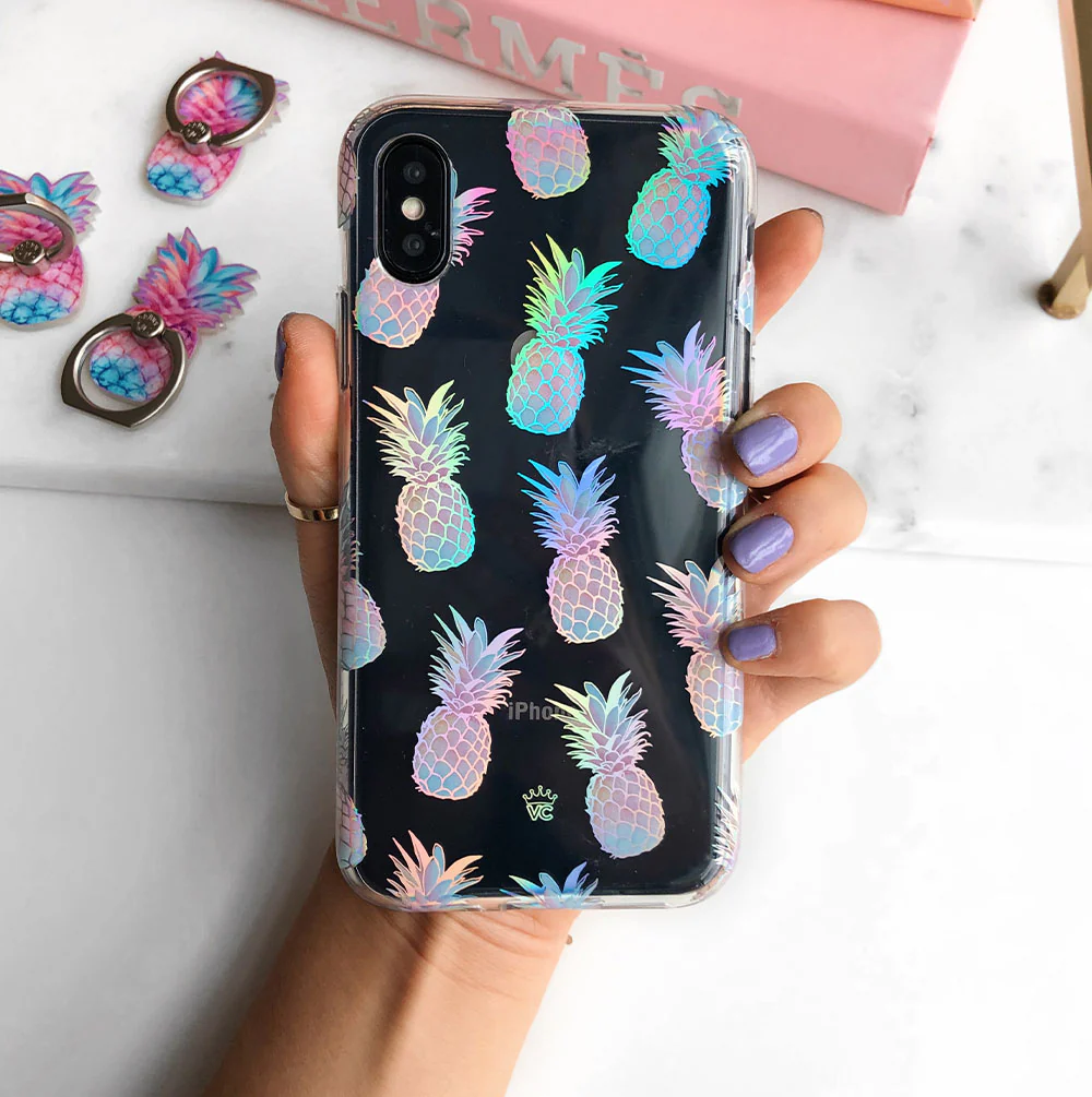 Pineapple Holo iPhone Case - Image 51