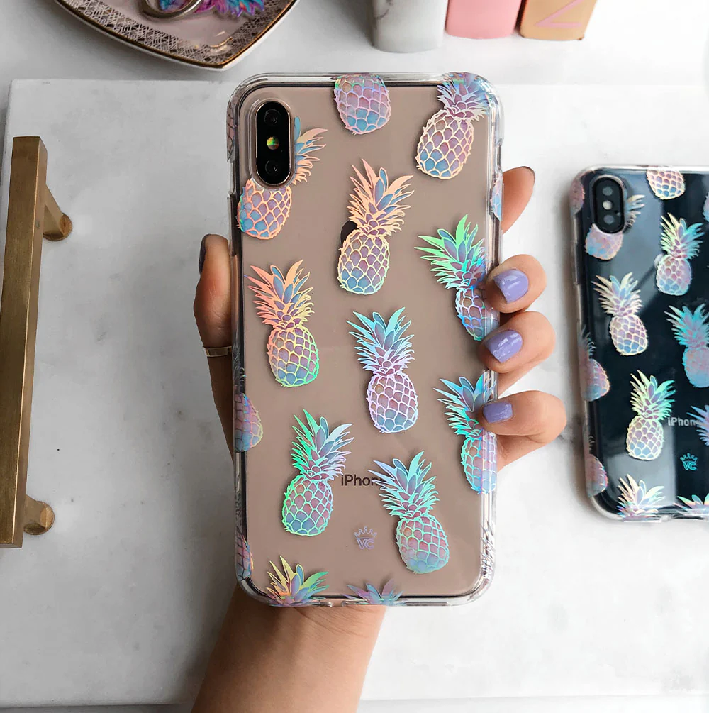 Pineapple Holo iPhone Case - Image 58