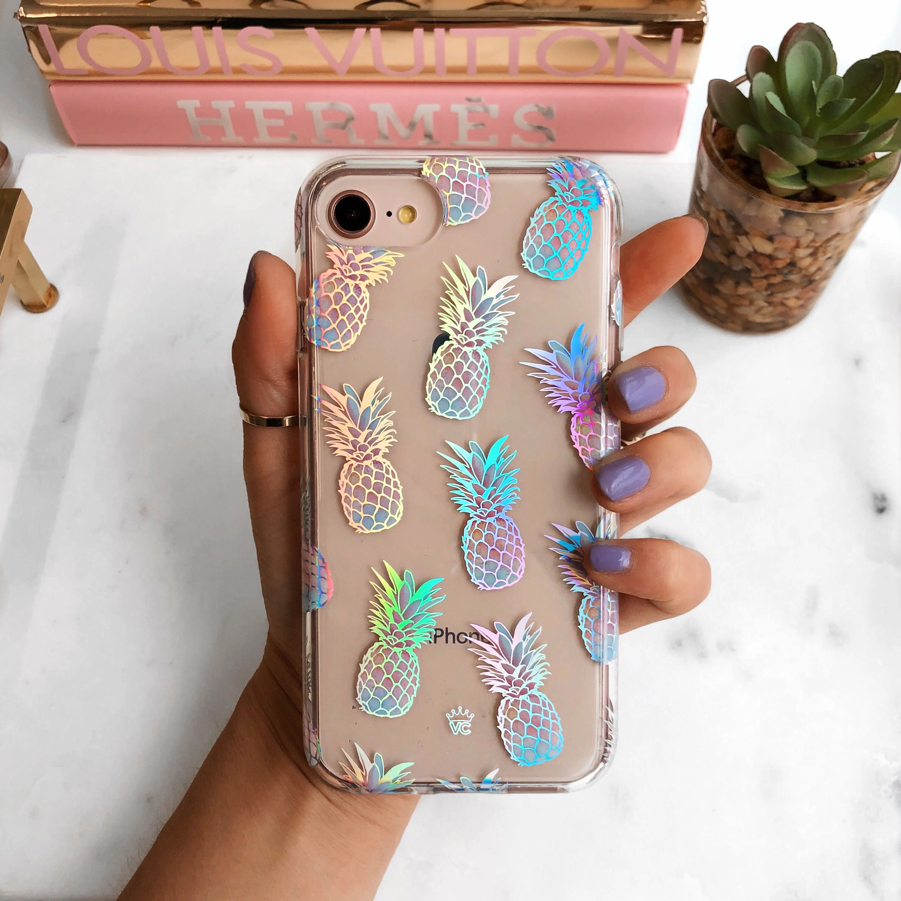Pineapple Holo iPhone Case - Image 9