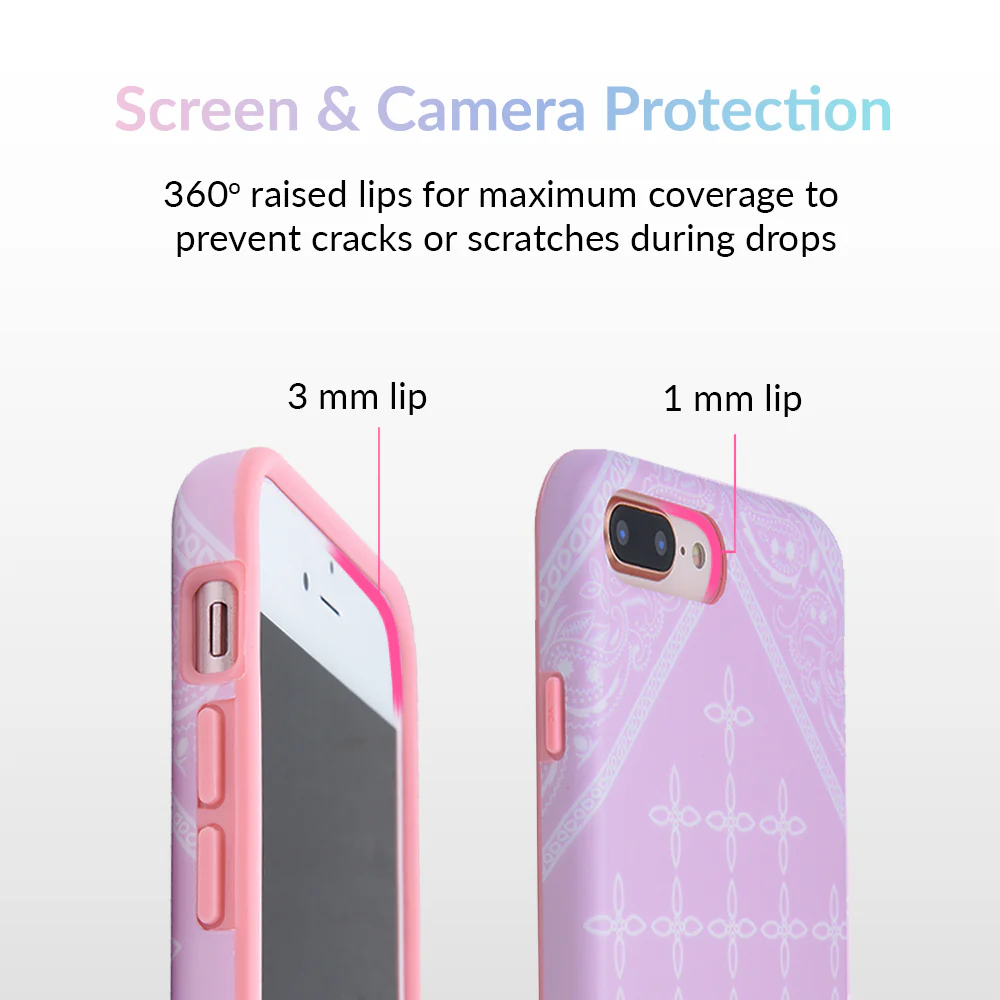Pink Bandana iPhone Case by Kendall Vertes - Image 38