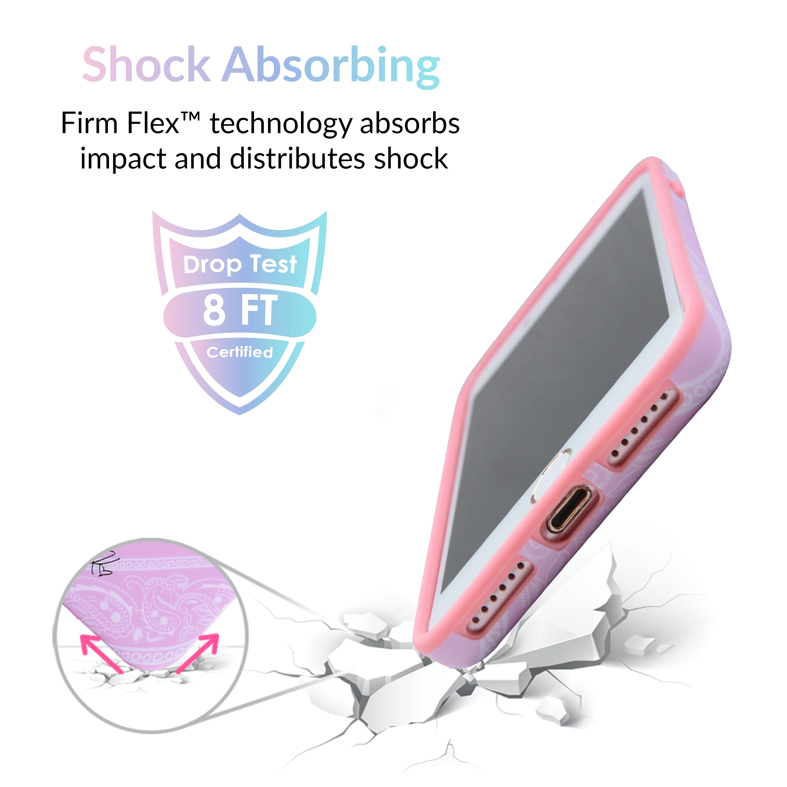 Pink Bandana iPhone Case by Kendall Vertes - Image 5
