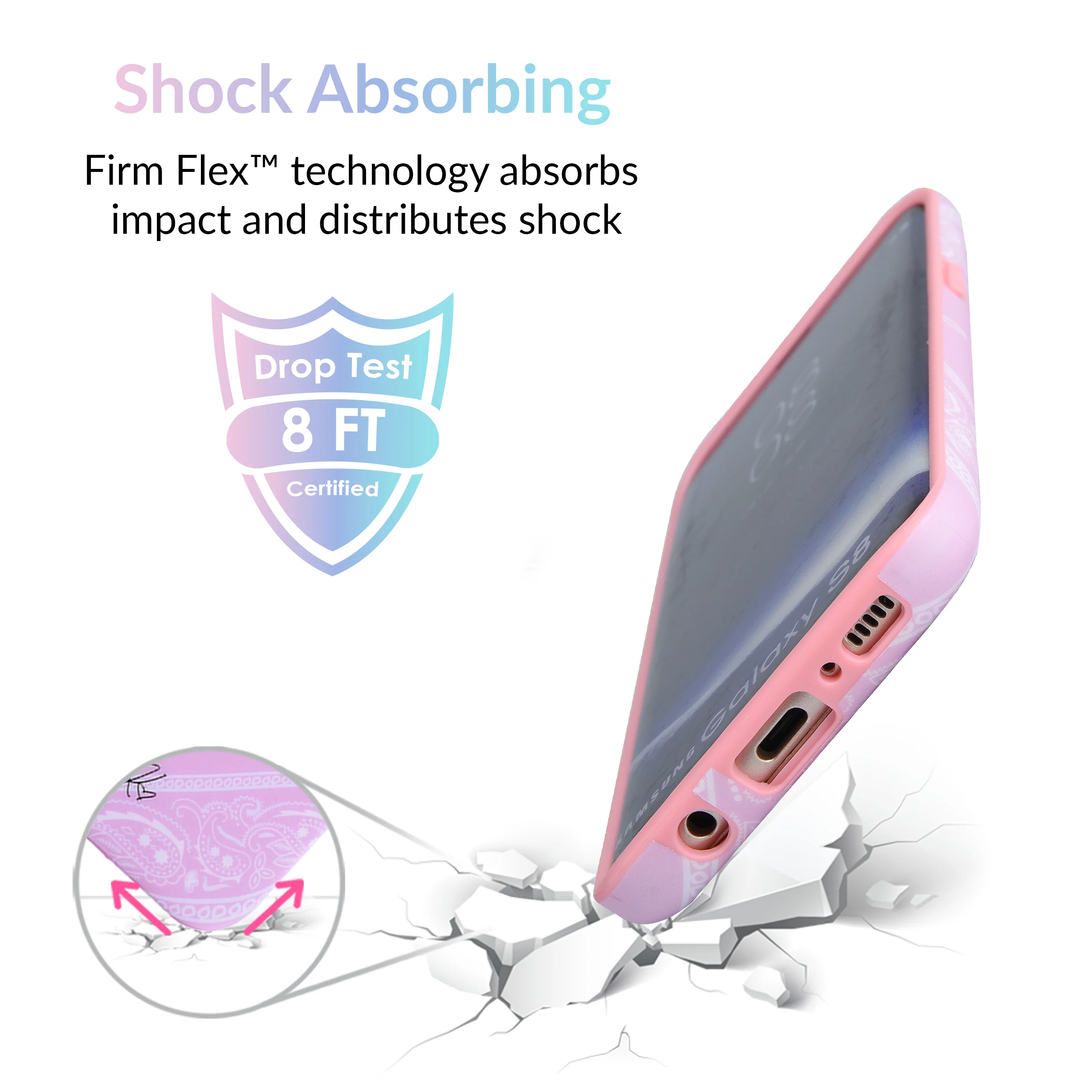 Pink Bandana iPhone Case by Kendall Vertes - Image 58
