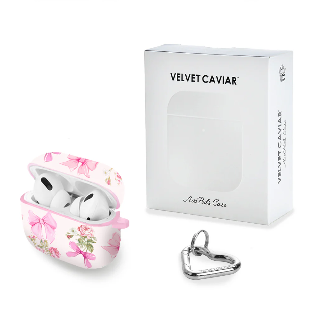 Posie Pink Bow AirPod Case - Image 10