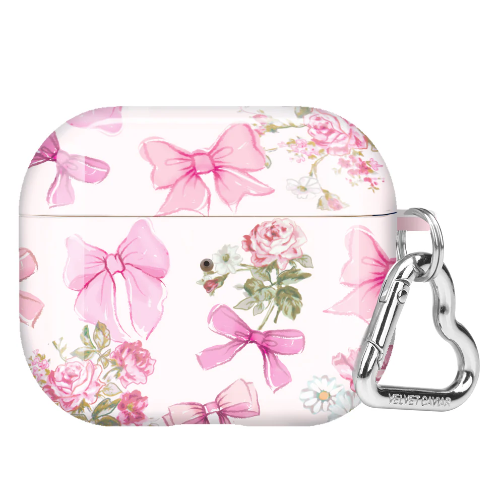 Posie Pink Bow AirPod Case - Image 11