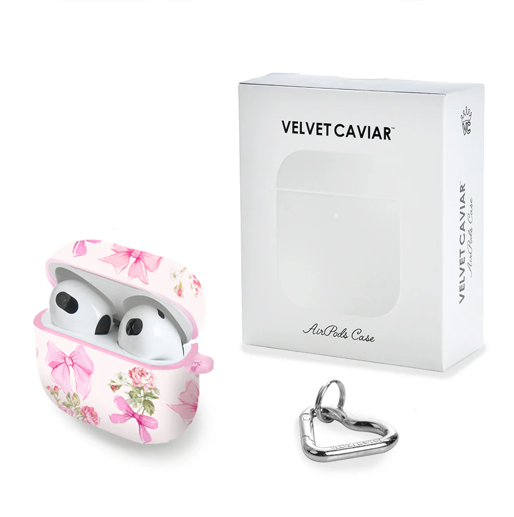 Posie Pink Bow AirPod Case - Image 15