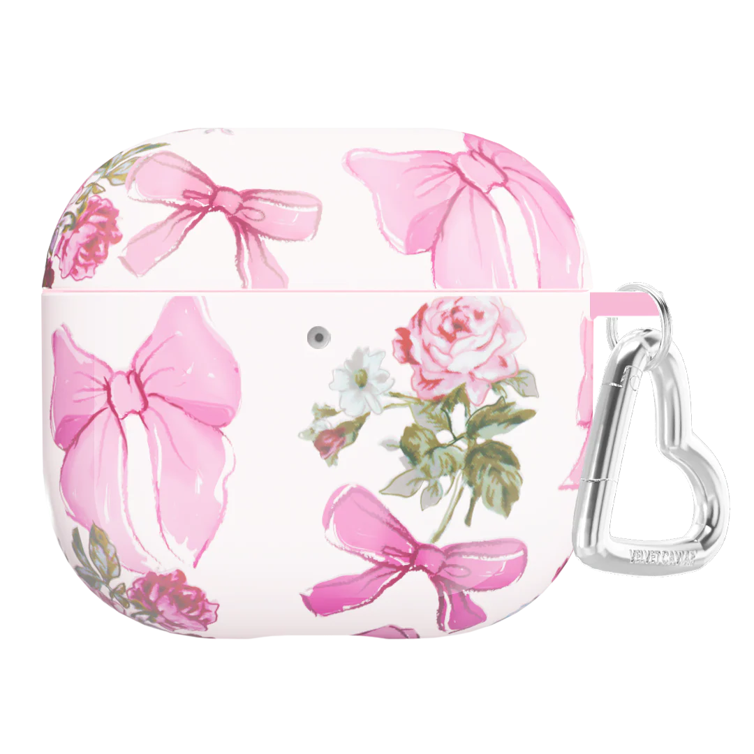 Posie Pink Bow AirPod Case - Image 16