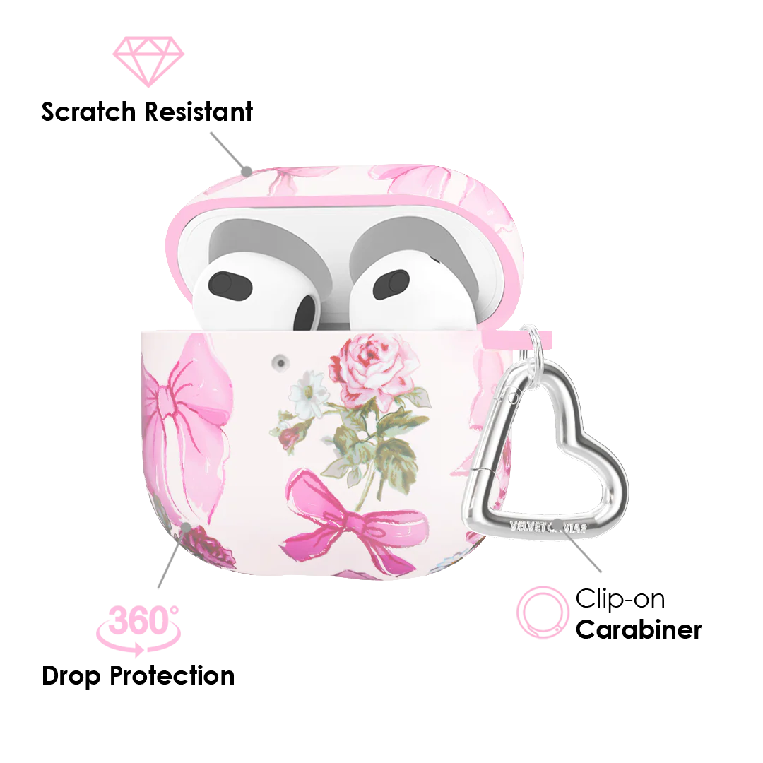 Posie Pink Bow AirPod Case - Image 18