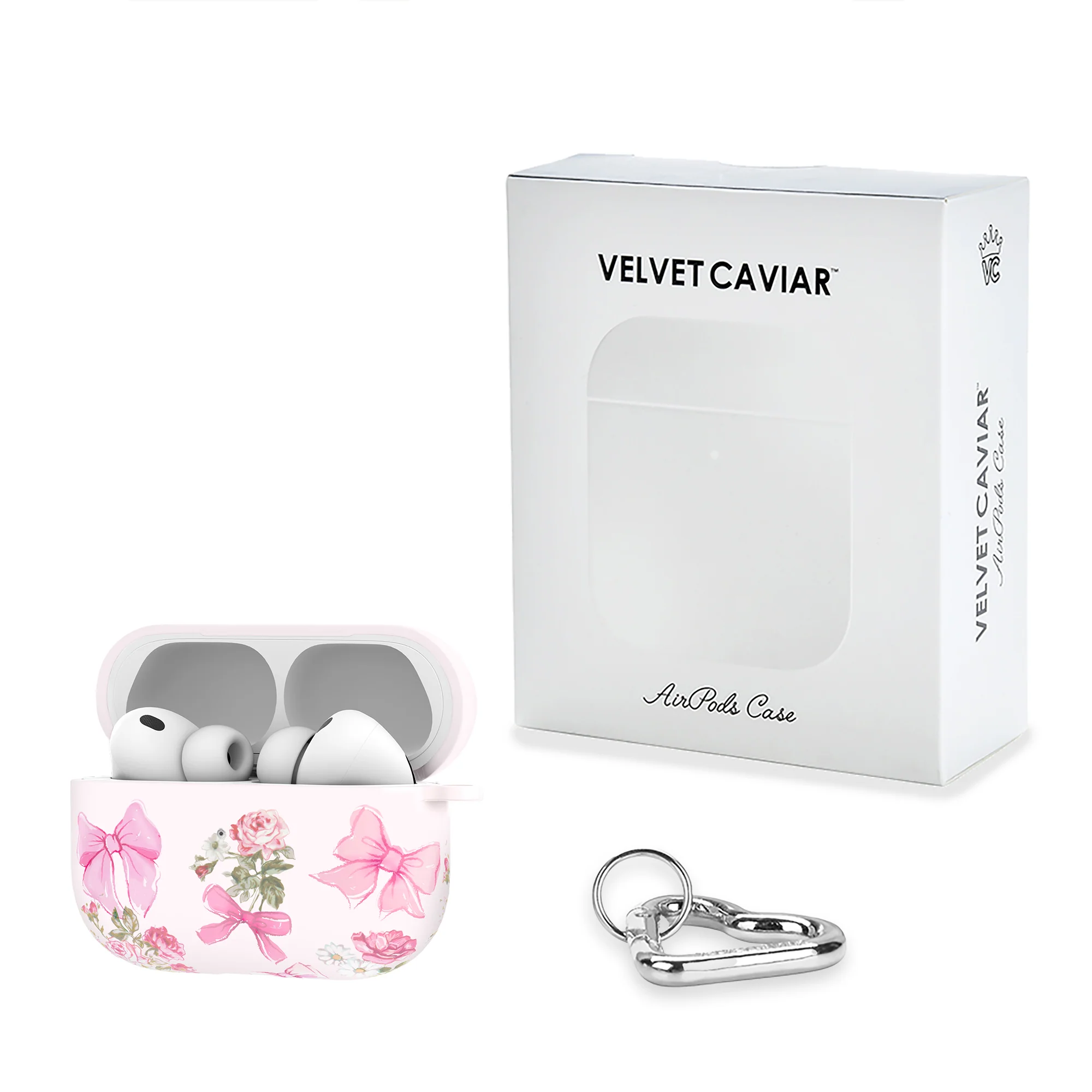 Posie Pink Bow AirPod Case - Image 25