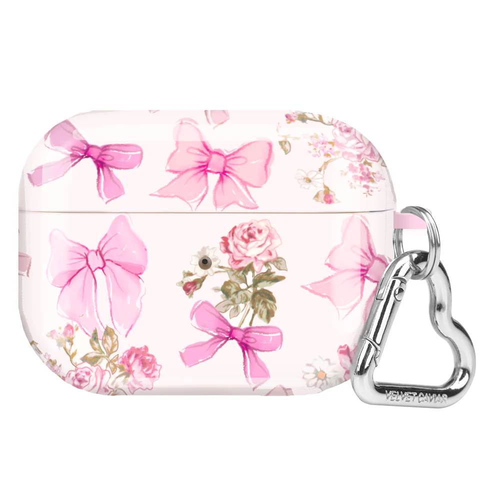 Posie Pink Bow AirPod Case - Image 6