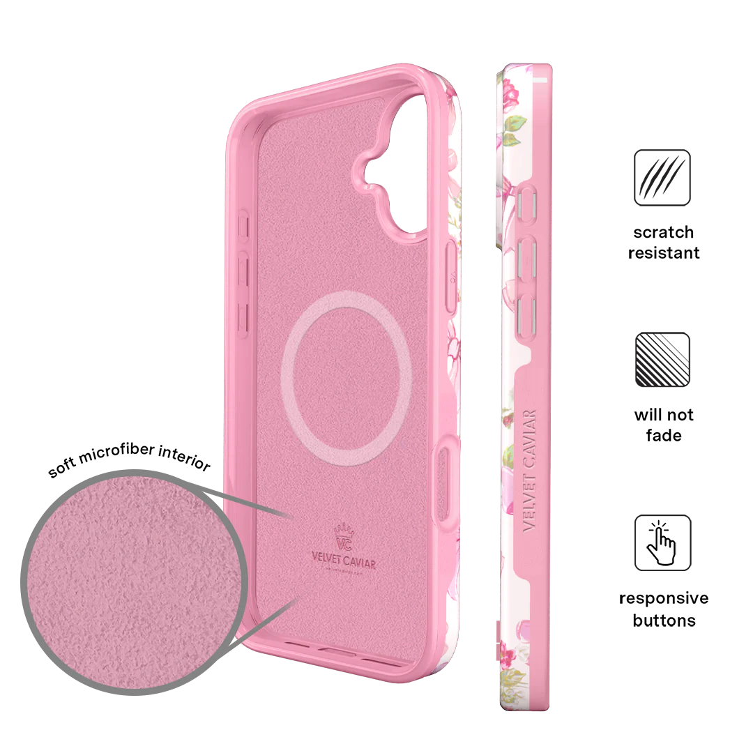 Posie Pink Bow iPhone Case - Image 100