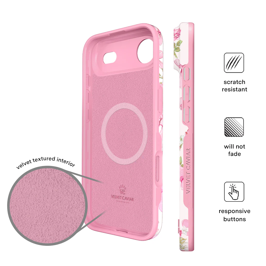 Posie Pink Bow iPhone Case - Image 105