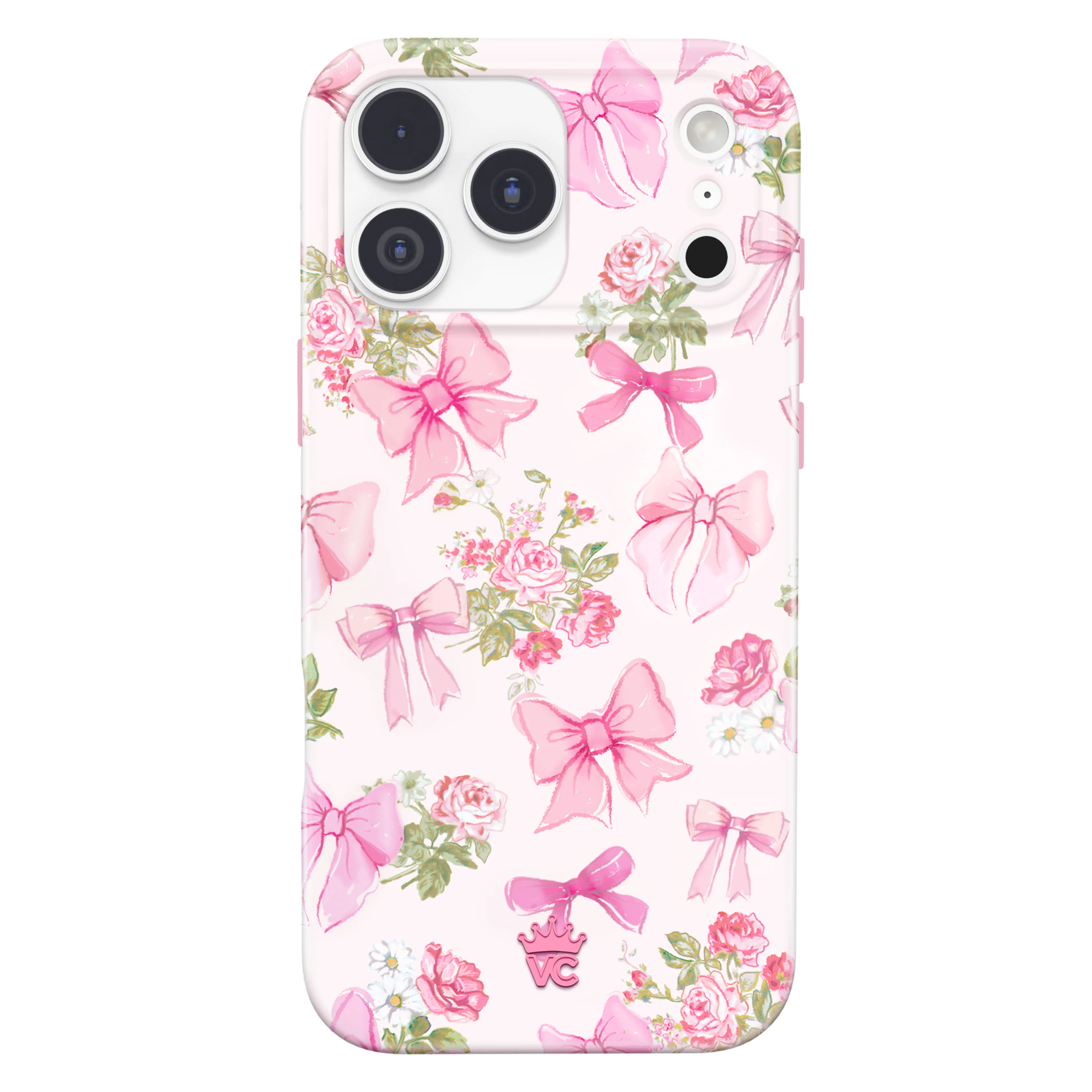 Posie Pink Bow iPhone Case - Image 106