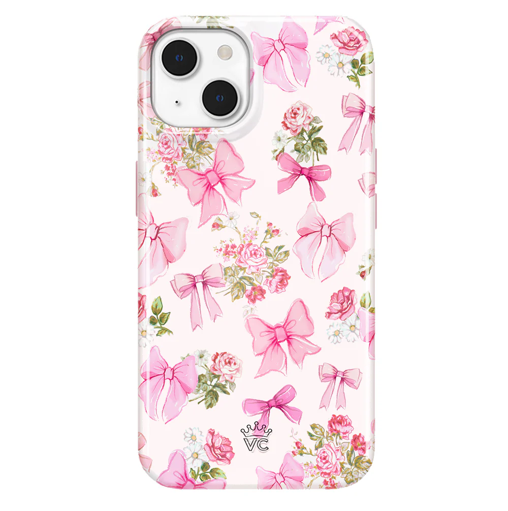 Posie Pink Bow iPhone Case - Image 11