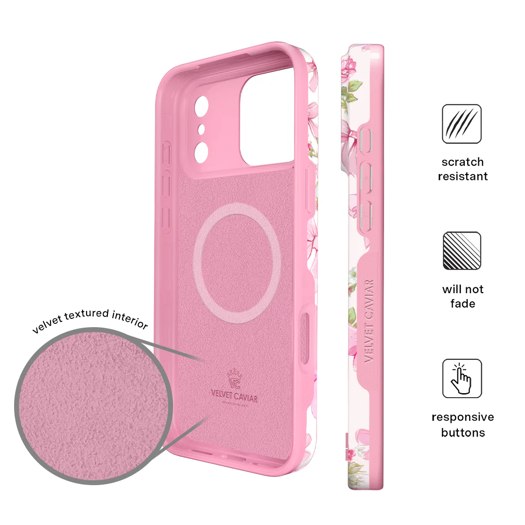 Posie Pink Bow iPhone Case - Image 110