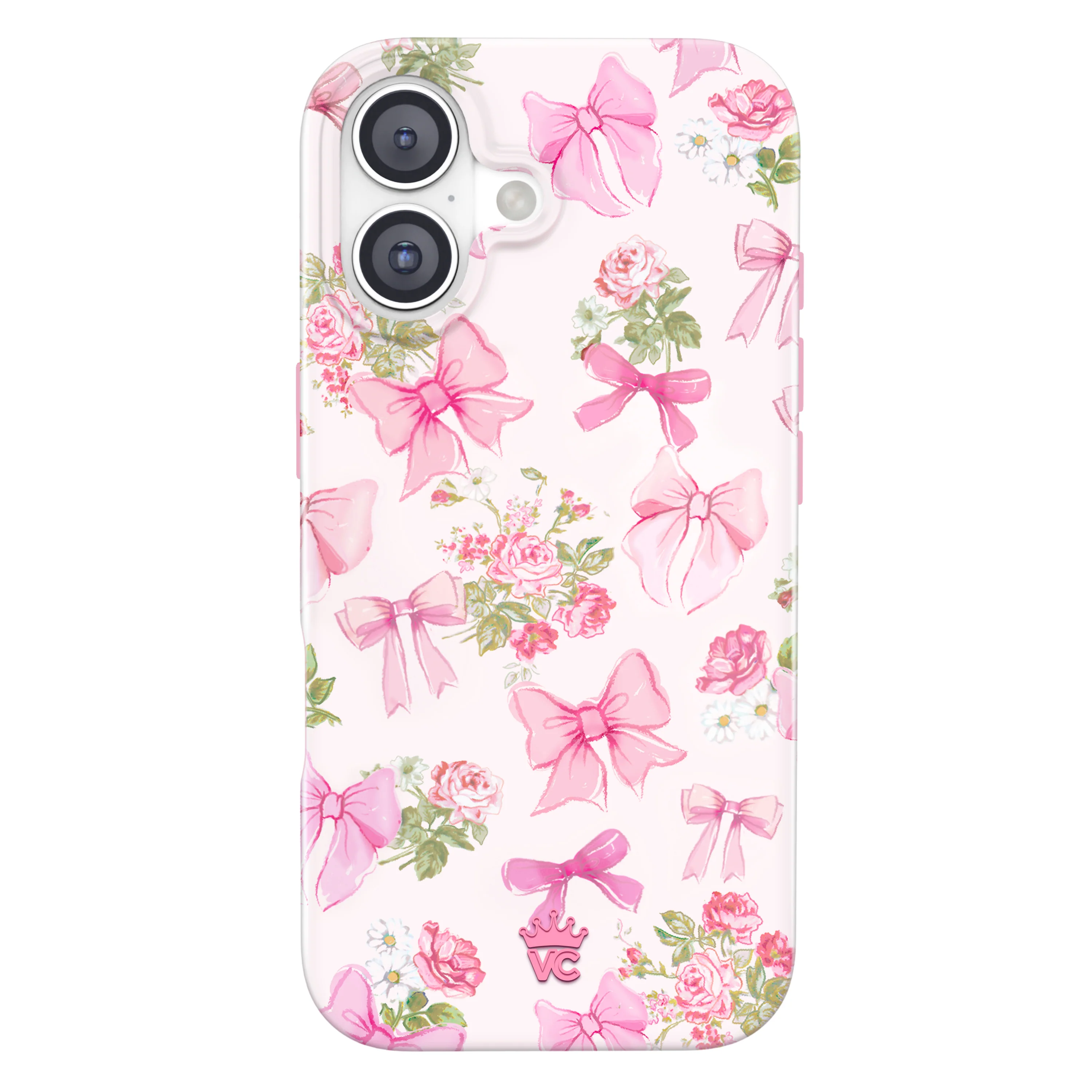Posie Pink Bow iPhone Case - Image 111