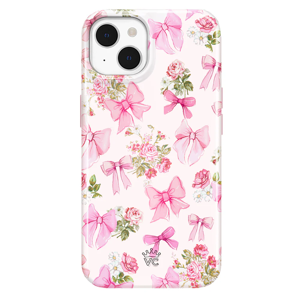Posie Pink Bow iPhone Case - Image 16
