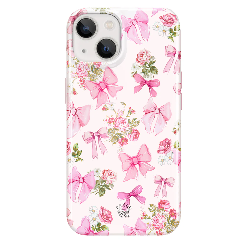 Posie Pink Bow iPhone Case - Image 26