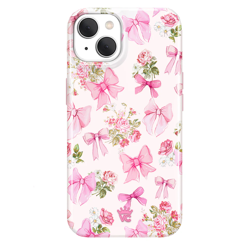 Posie Pink Bow iPhone Case - Image 66