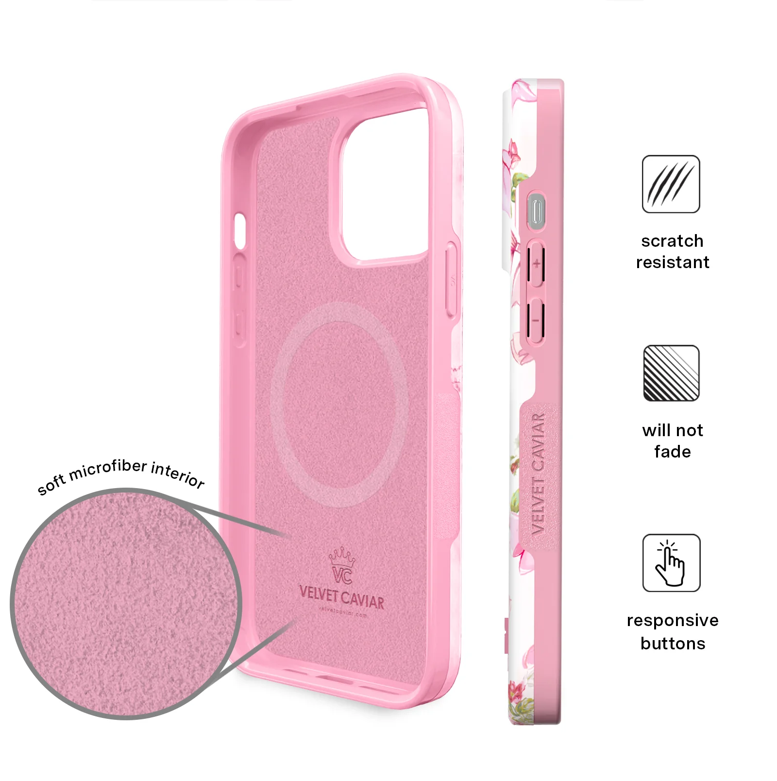 Posie Pink Bow iPhone Case - Image 70
