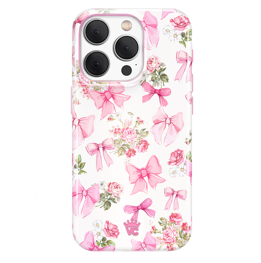 Posie Pink Bow iPhone Case - Image 71