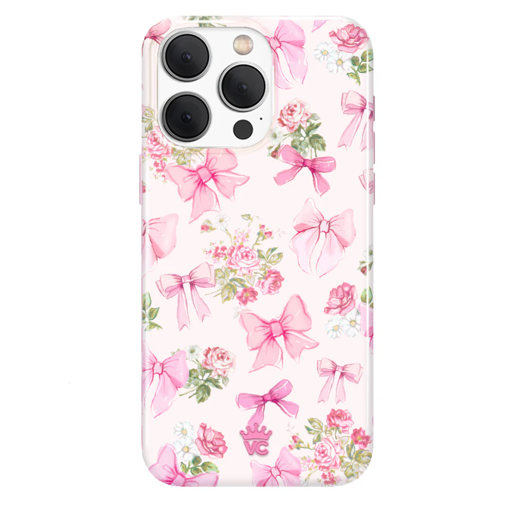 Posie Pink Bow iPhone Case - Image 76