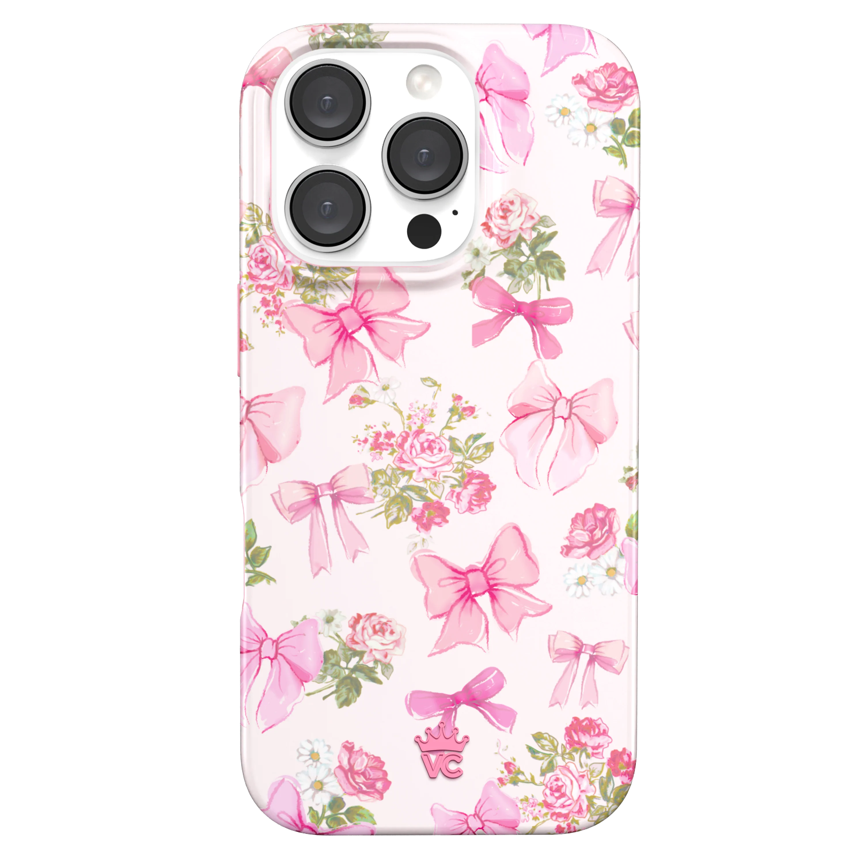 Posie Pink Bow iPhone Case - Image 86
