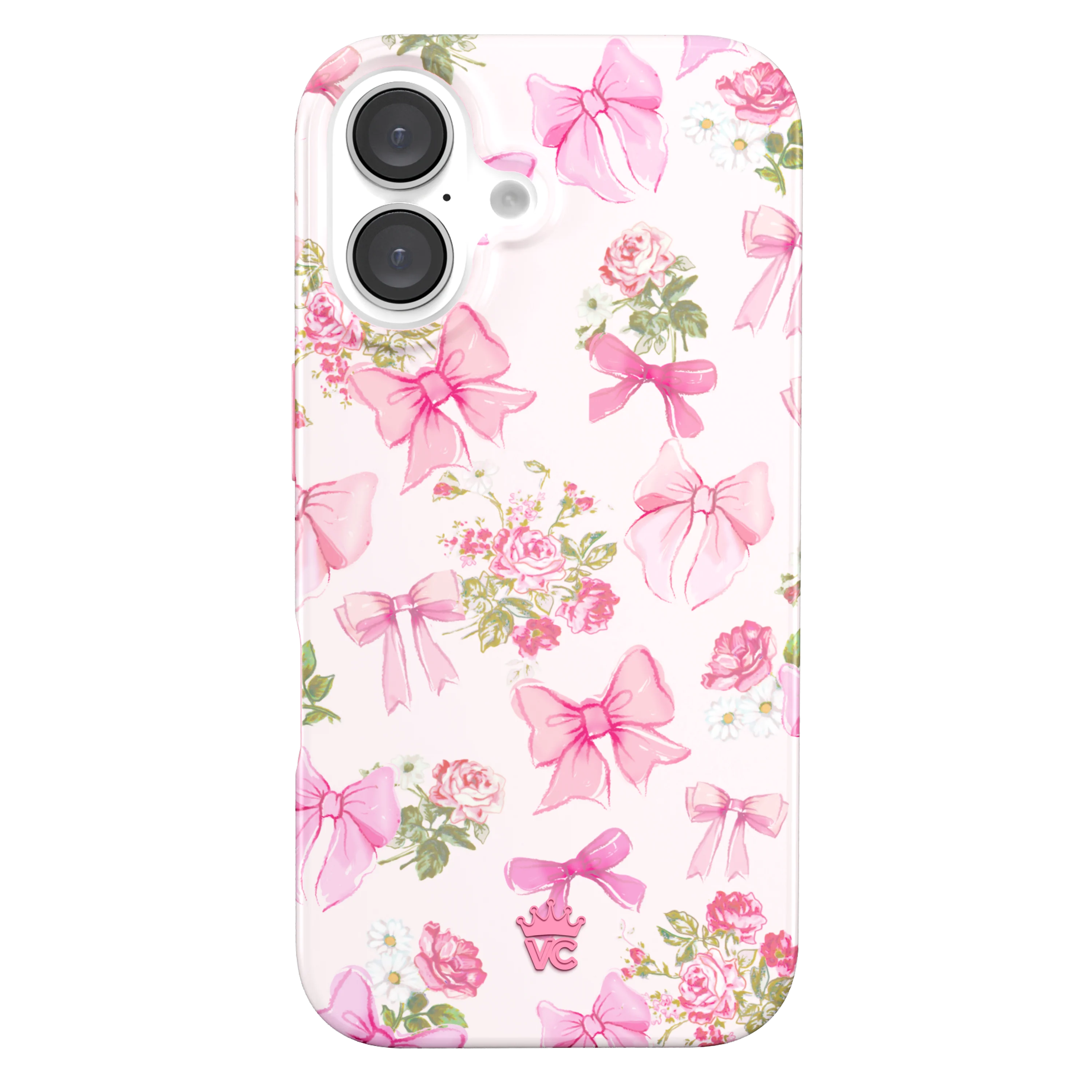 Posie Pink Bow iPhone Case - Image 91