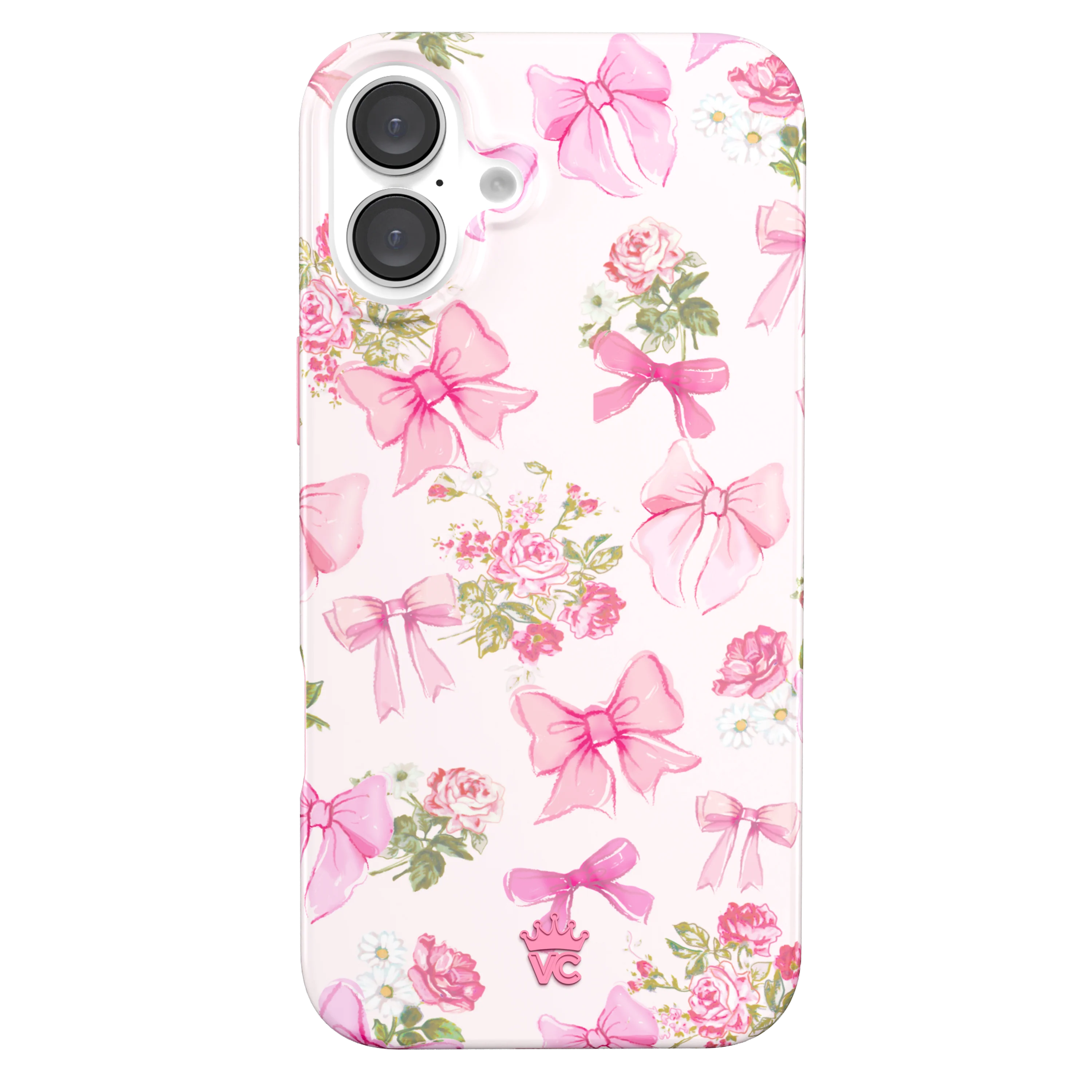 Posie Pink Bow iPhone Case - Image 96