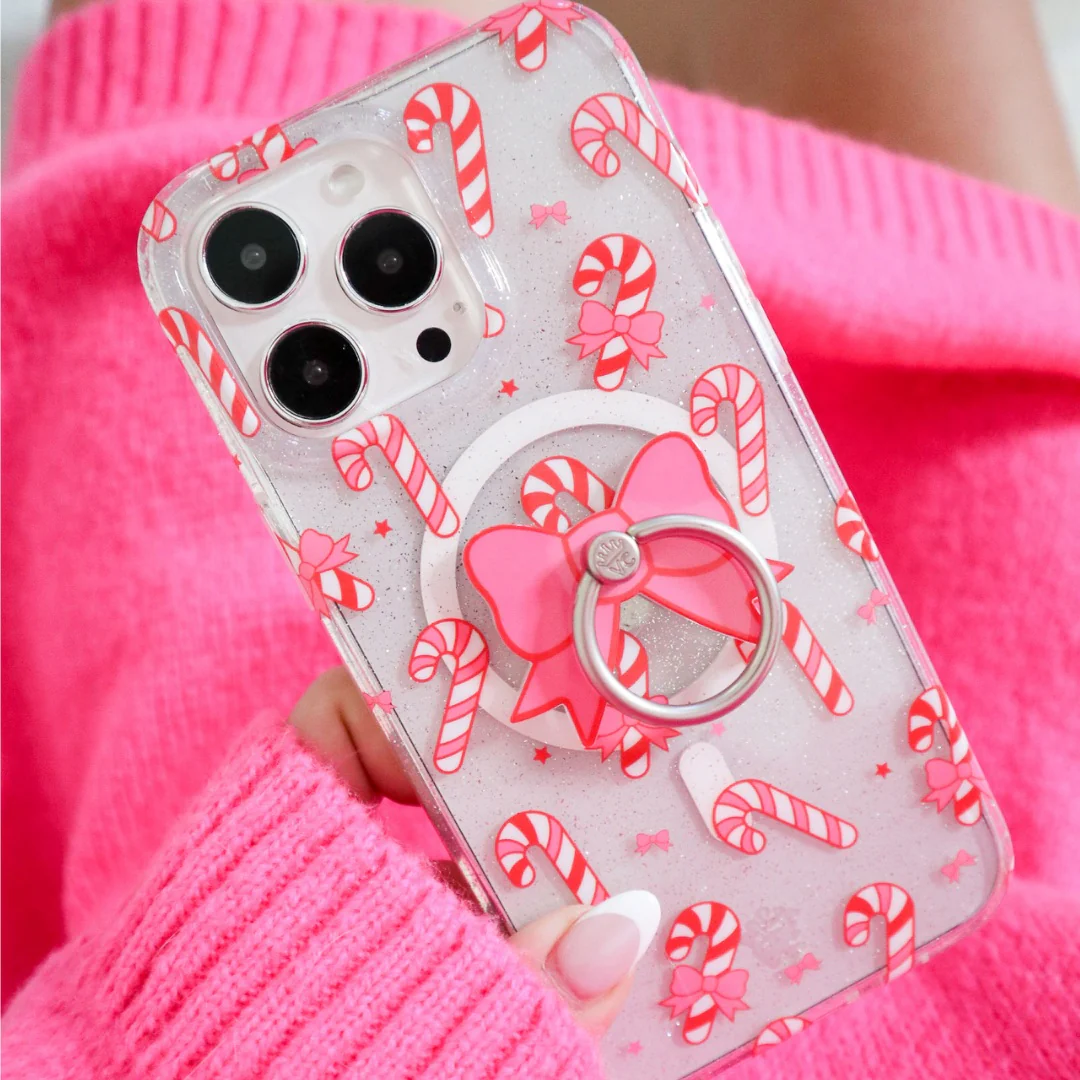 Pink Bow Phone Ring - Image 2
