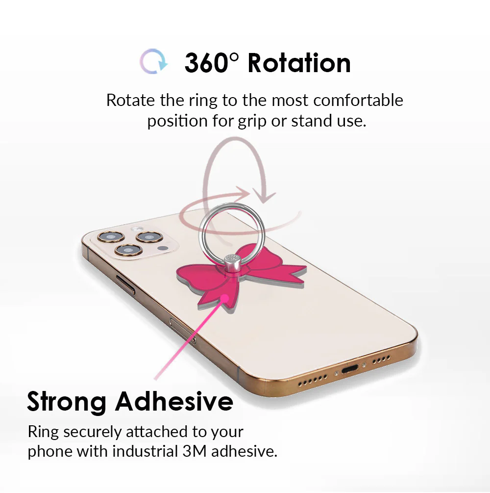 Ballerina Bows Phone Ring - Image 4