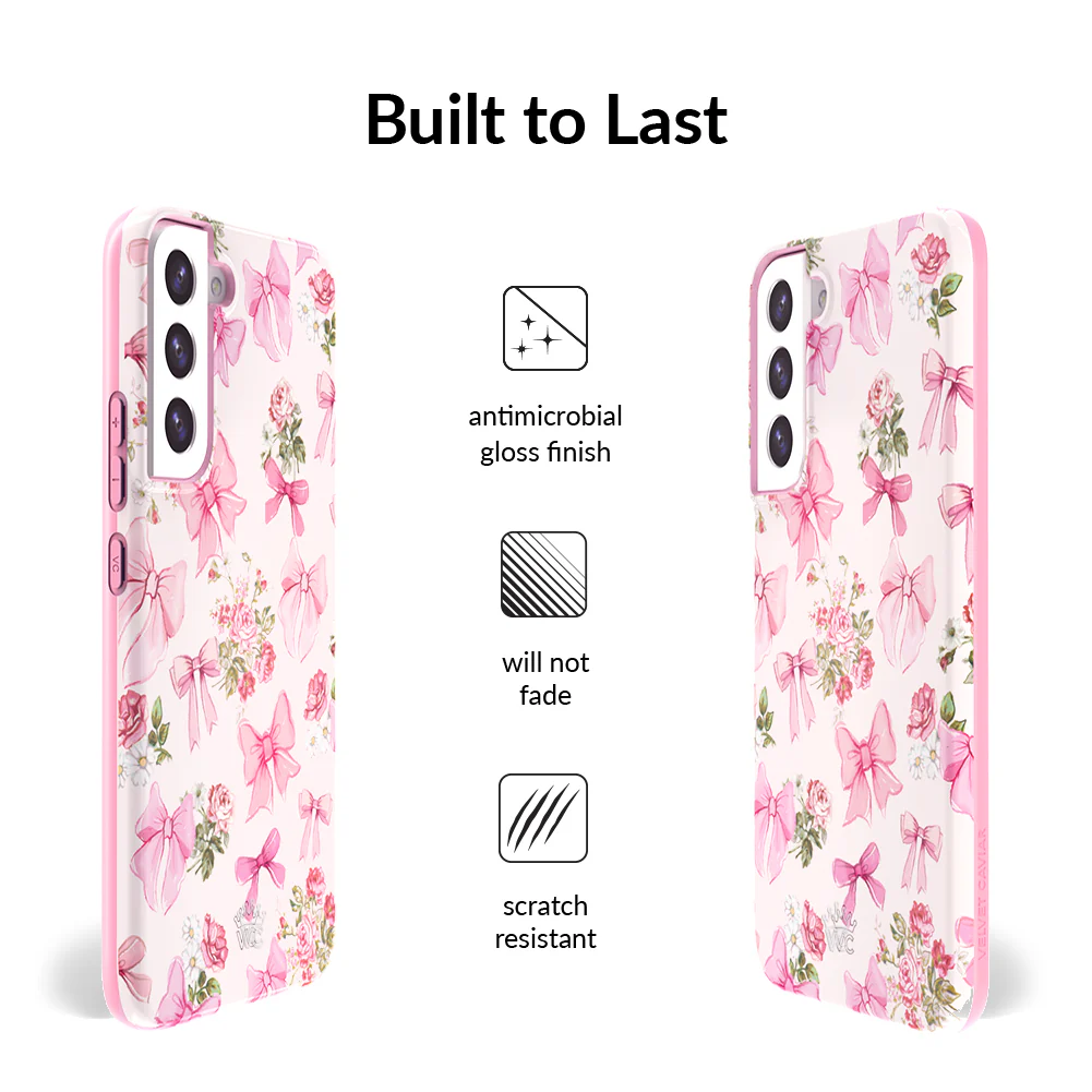 Posie Pink Bow Samsung Case - Image 19