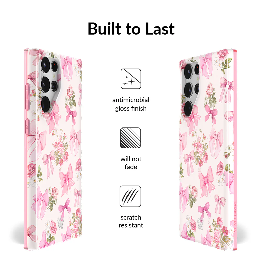 Posie Pink Bow Samsung Case - Image 29
