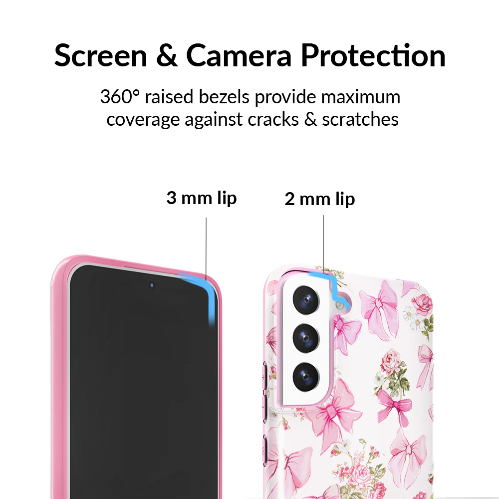 Posie Pink Bow Samsung Case - Image 32