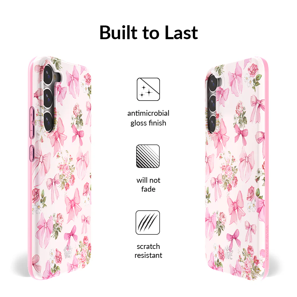Posie Pink Bow Samsung Case - Image 4