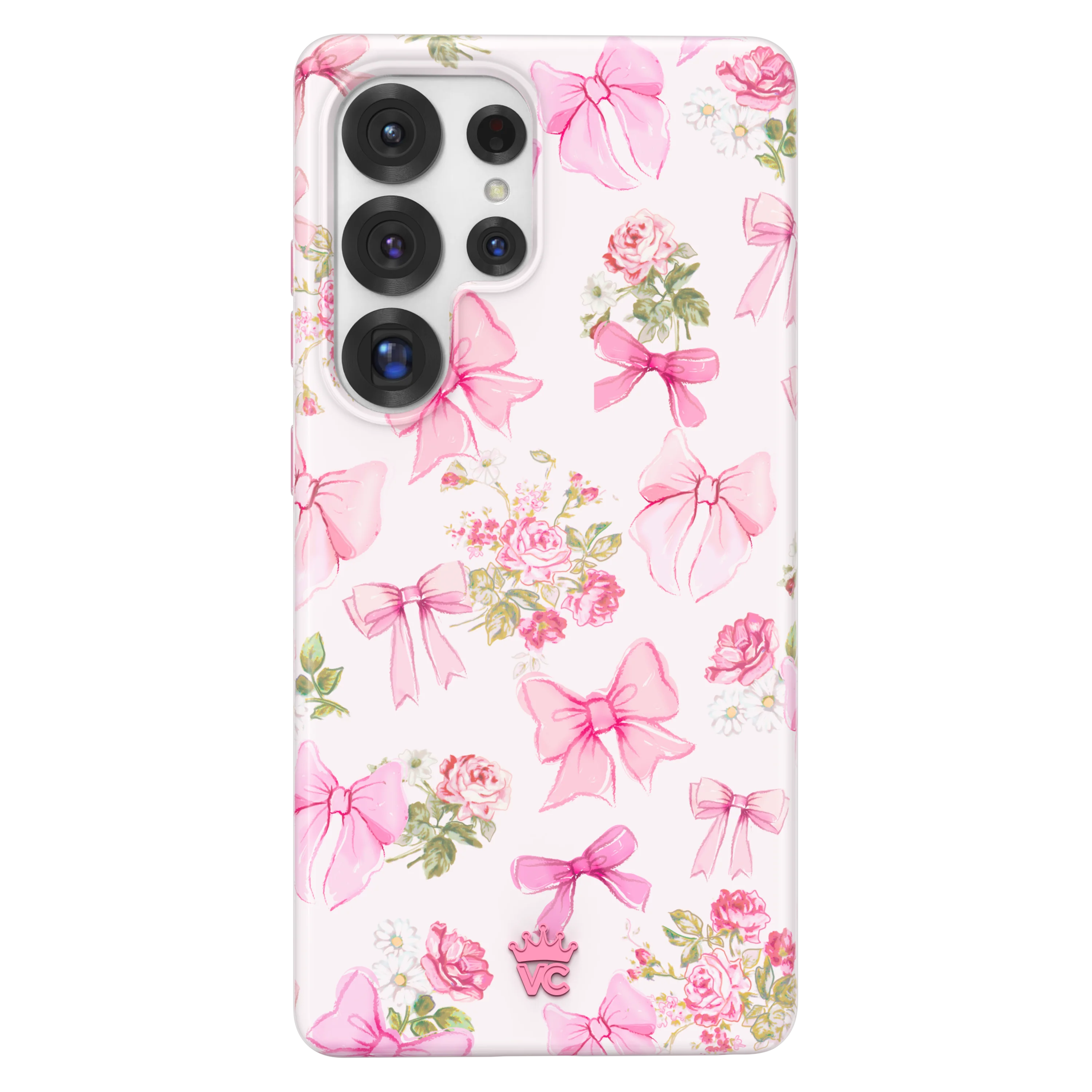 Posie Pink Bow Samsung Case - Image 46