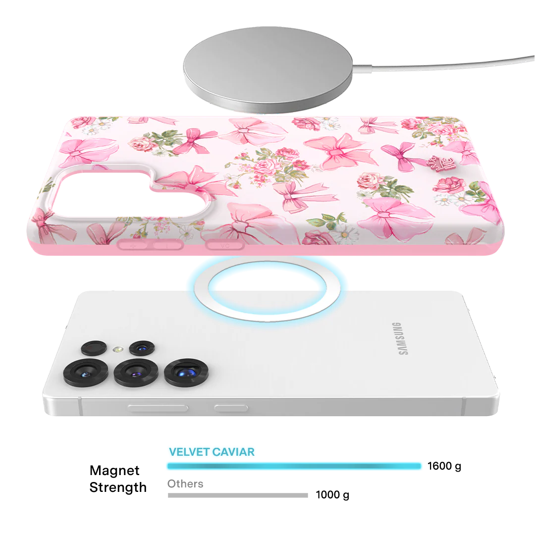 Posie Pink Bow Samsung Case - Image 48