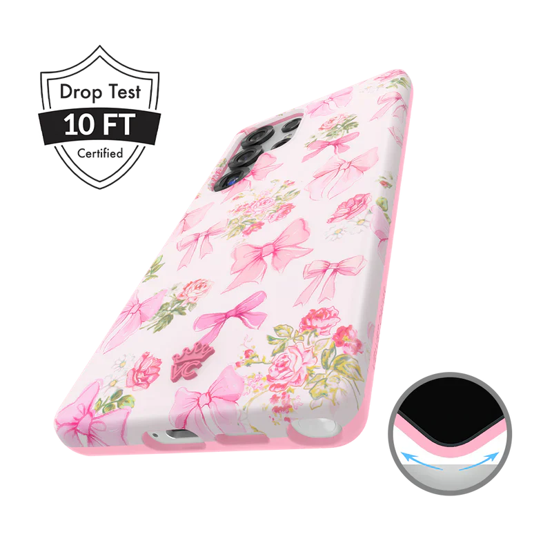 Posie Pink Bow Samsung Case - Image 49