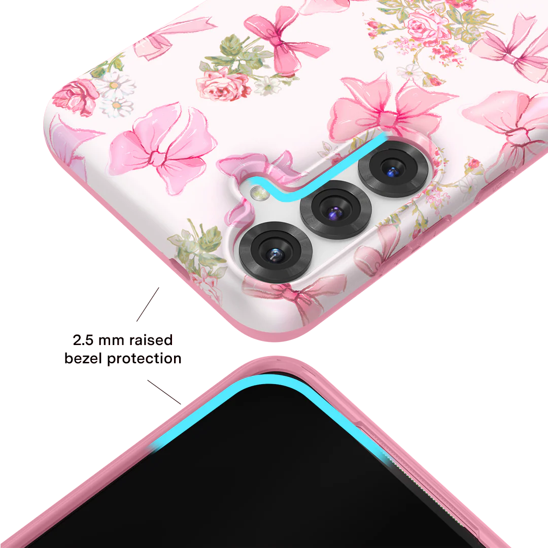 Posie Pink Bow Samsung Case - Image 52