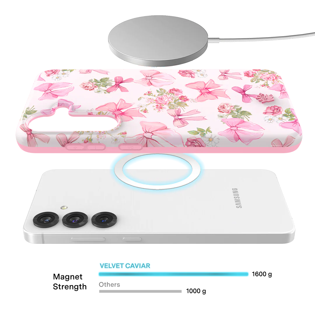 Posie Pink Bow Samsung Case - Image 53