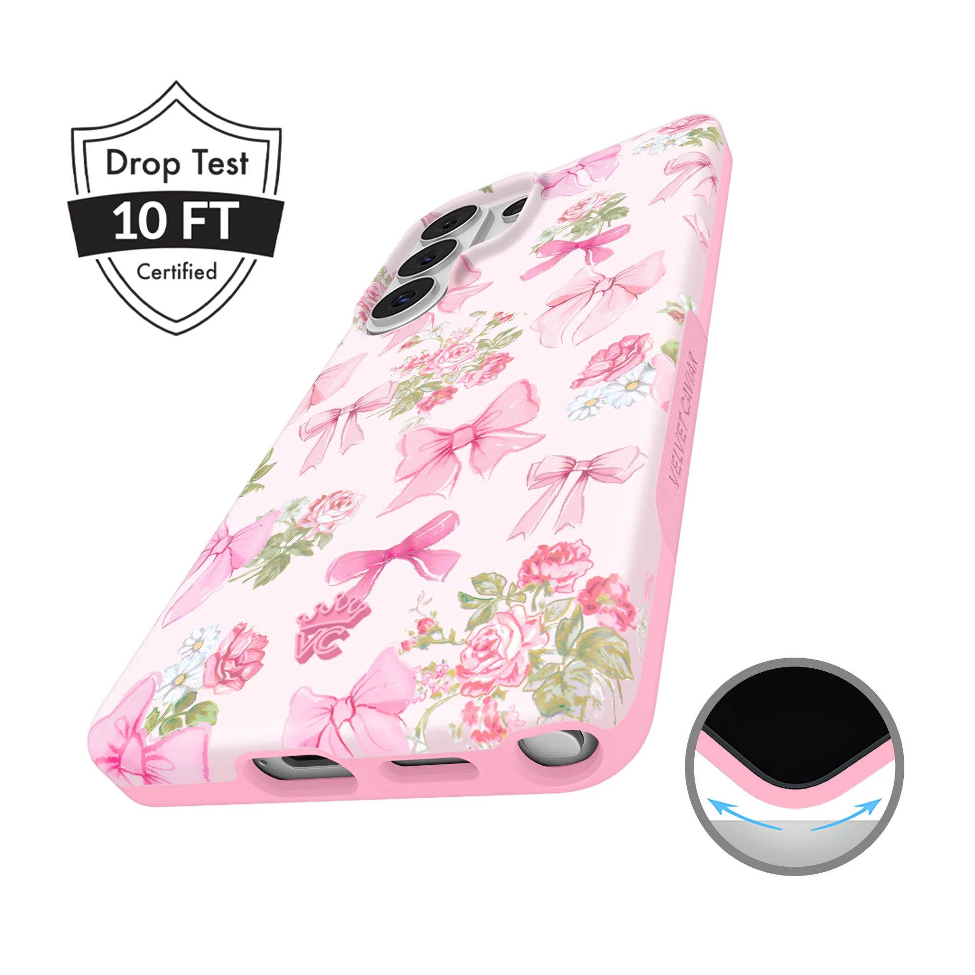 Posie Pink Bow Samsung Case - Image 67