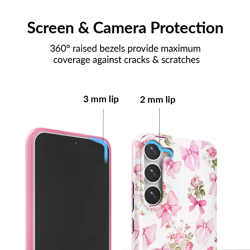 Posie Pink Bow Samsung Case - Image 7